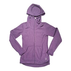 Burton Hoodie Womens Size Small Full Zip Dryride Jacket Purple